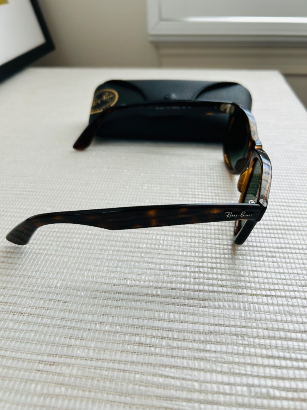 Ray-Ban RB4340 Wayfarer Sunglasses - Polished Havana - Picture 2 of 4